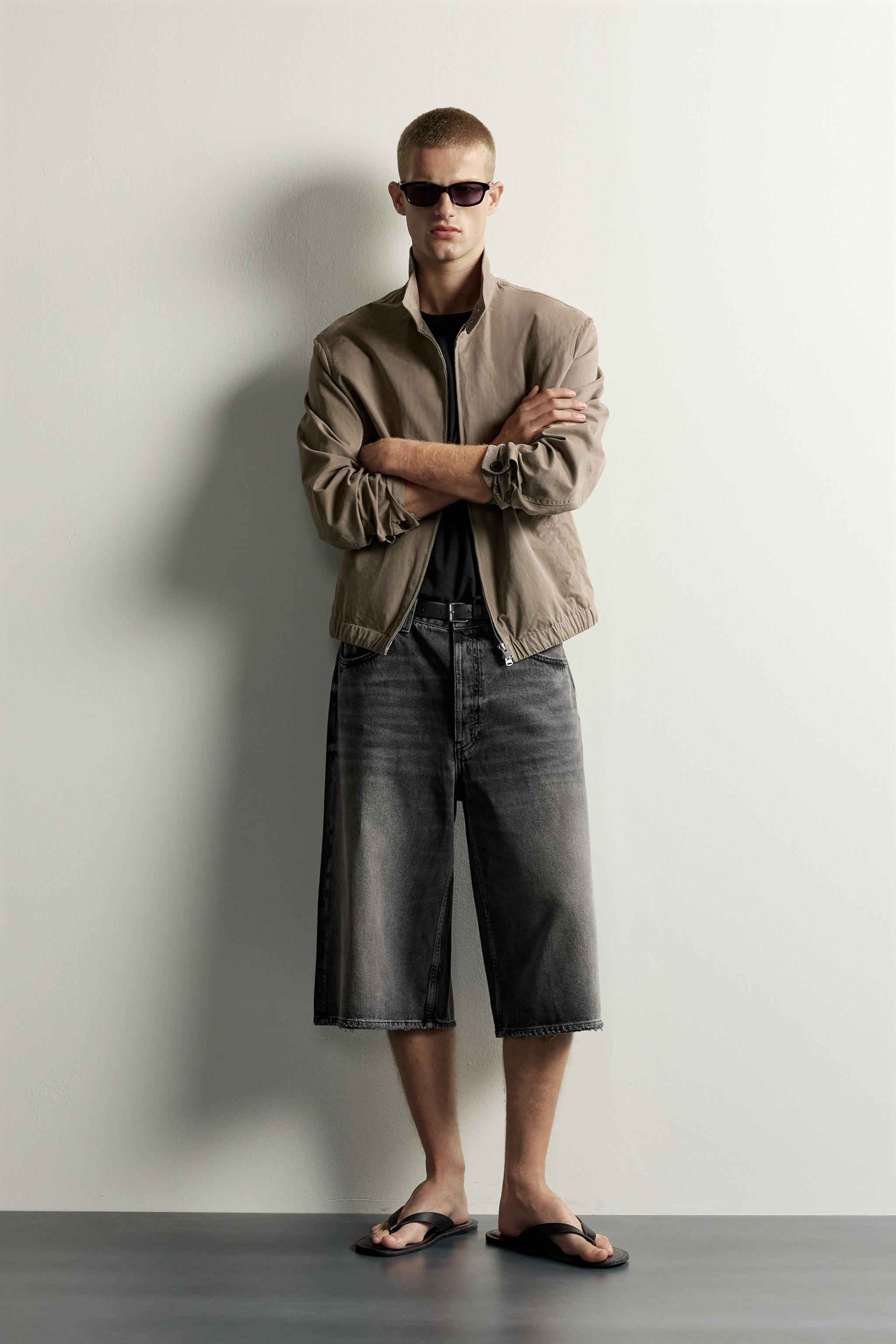 BAGGY FIT DENIM JORTS